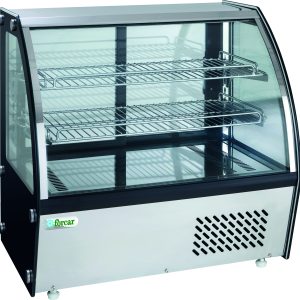 ESPOSITORE REFRIGERATO VETRO CURVO VENTILATO +2+8°C