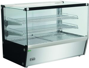 VETRINA RISCALDATA DA BANCO C/GRIGLIE