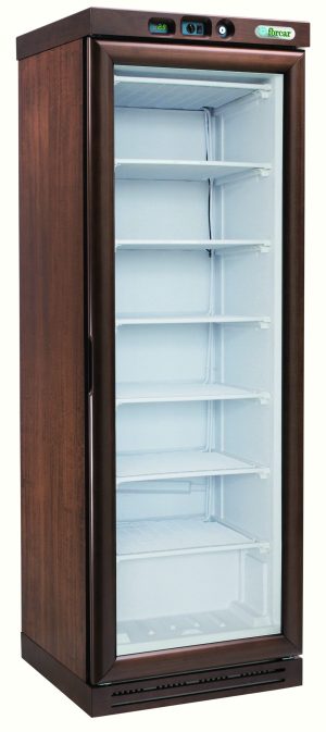 CANTINETTA VINI LEGNO REFRIGERATA STATICA -18-22°C NOCE SCURO