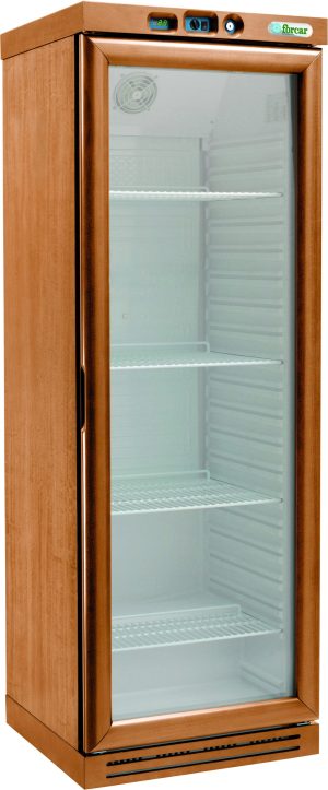 CANTINETTA VINI LEGNO REFRIGERATA STATICA +2+8°C NOCE CHIARO