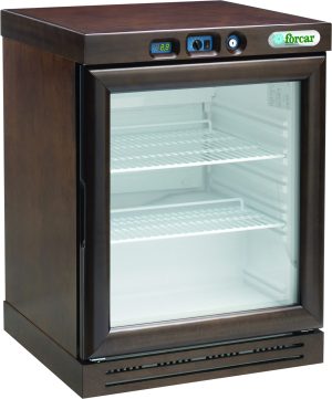 CANTINETTA VINI LEGNO REFRIGERATA STATICA +2+8°C NOCE SCURO