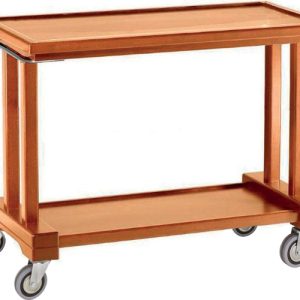 CARRELLO LEGNO 2 PIANI - NOCE