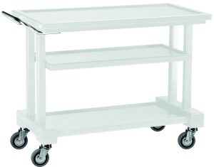 CARRELLO LEGNO 3 PIANI - BIANCO
