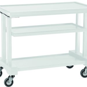 CARRELLO LEGNO 3 PIANI - BIANCO