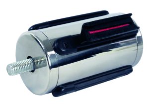 PUNTALE INOX LUCIDO CON NASTRO ROSSO