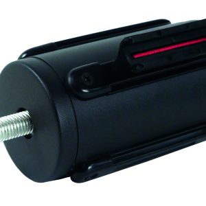 PUNTALE NERO CON NASTRO ROSSO