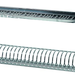 SCOLAPIATTI-BICCHIERI INOX DA PARETE