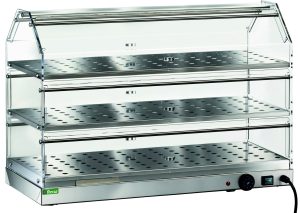 VETRINA RISCALDATA - 3 PIANI + SPINA UK