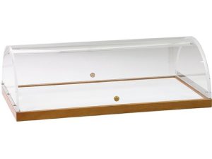 VETRINETTA STRUTTURA LEGNO + CUPOLA PLX 70x50x22h