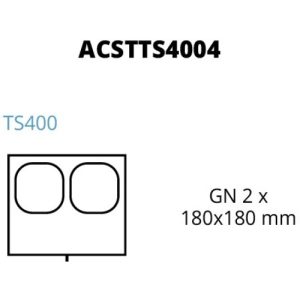 STAMPO TS400 2 IMPRONTE 180 x 180 mm - GN2
