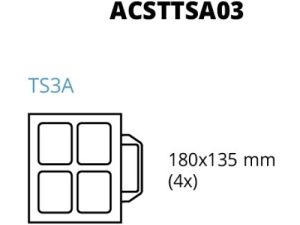 STAMPO PER TSA3 - 4 IMPRONTE