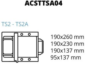 STAMPO MULTIFORM PER TS2-TS2A 190x260-190x230-190x137-95x137mm