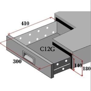 SET 2 CASSETTI PER TAVOLI MOD. SNACK