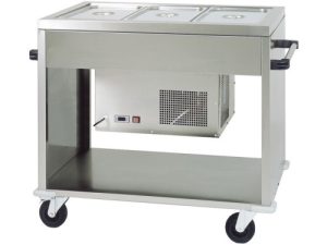 CARRELLO INOX REFRIGERATO 3xGN1/1