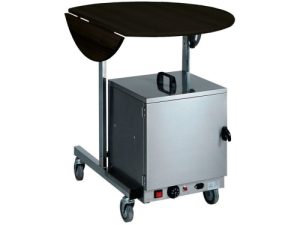 CARRELLO COLAZIONE TONDO - CARBON