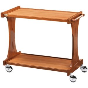 CARRELLO LEGNO 2 PIANI - NOCE