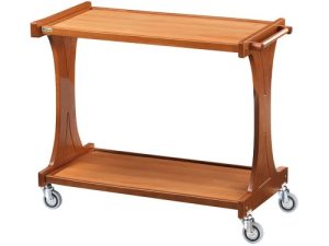 CARRELLO LEGNO 2 PIANI - NOCE