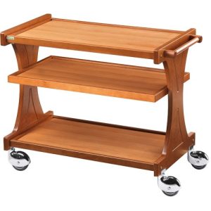 CARRELLO LEGNO 3 PIANI