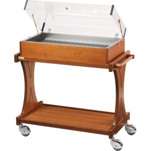 CARRELLO REFRIGERATO LEGNO C/PIASTRE EUTETTICHE