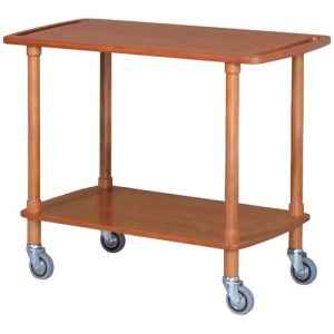 CARRELLO LEGNO 2 PIANI - NOCE