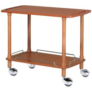CARRELLO LEGNO 2 PIANI