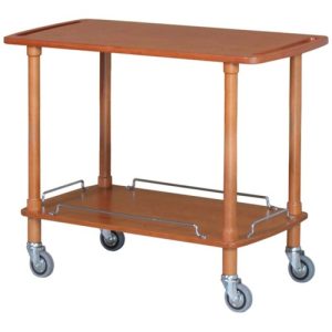 CARRELLO LEGNO 2 PIANI