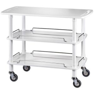 CARRELLO LEGNO 3 PIANI - BIANCO