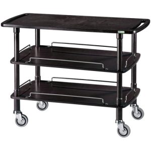 CARRELLO LEGNO 3 PIANI - CARBON