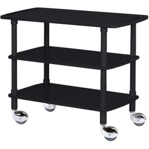 CARRELLO LEGNO 3 PIANI - CARBON