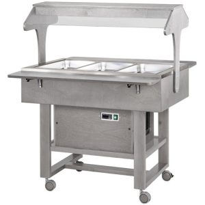 CARRELLO REFRIGERATO LEGNO 3x1/1 - CENERE - immagine 1