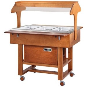 CARRELLO REFRIGERATO LEGNO 3x1/1