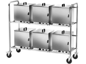 CARRELLO COLAZIONE PORTACASSETTE TERMICHE