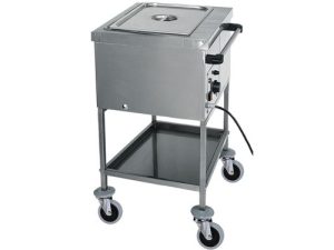 CARRELLO TERMICO INOX RESISTENZA A SECCO 1xGN1/1