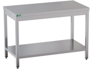TAVOLO DA LAVORO INOX 160x60x85cm