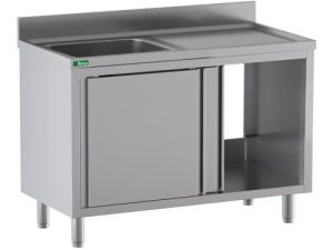 LAVELLO ARMADIATO -1 VASCA -SGOCCIOLATOIO 140x70x95cm - immagine 1