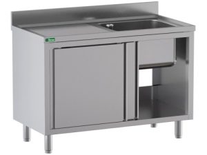 LAVELLO ARMADIATO -1 VASCA -SGOCCIOLATOIO 100x70x95cm