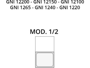 BACINELLA INOX 1/2 100h