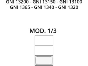 BACINELLA INOX 1/3 100h