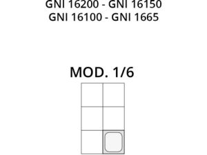 BACINELLA INOX 1/6 100h