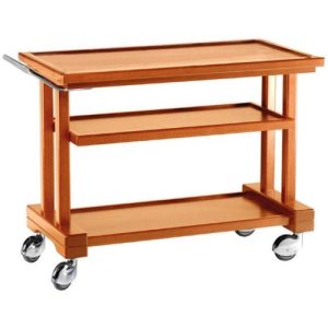 CARRELLO LEGNO 3 PIANI - NOCE