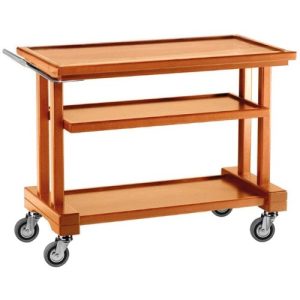 CARRELLO LEGNO 3 PIANI - NOCE