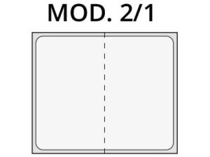 BACINELLA FONDO FORATO INOX 2/1 20h