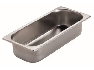 VASCHETTA INOX PER GELATO 26x16,5x12 - 3,5L