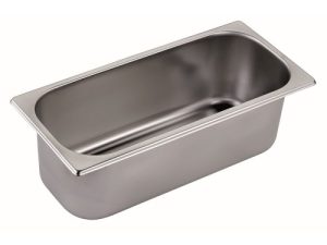 VASCHETTA INOX PER GELATO 36x16,5x18 - 9L