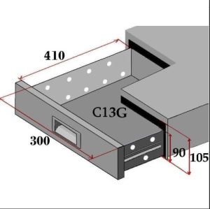 SET 3 CASSETTI  PER TAVOLI MOD. SNACK