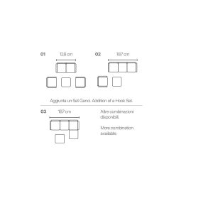 Set Salotto Outdoor Portofino in Polipropilene e Fiberglass – Divano + Poltrone + Tavolino - immagine 3