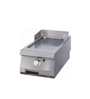 Premium Piastra - Cromo Liscio - Unità Singola - Profondità 90cm - Elettrico