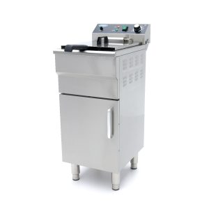 Friggitrice - 16L - 1 Cestello - con Rubinetto di Scarico e Base Armadiata - 230V