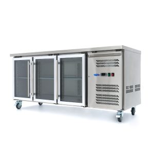 Frigorifero da Banco - 180cm - 3 Porte in Vetro