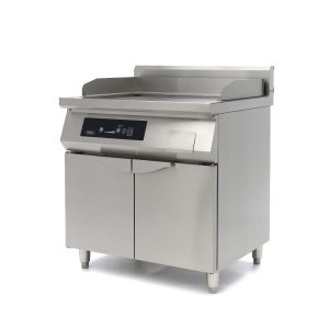 Piastra a Induzione 700 - Liscia e Rigata - 10.000 W - Doppia - con Supporto